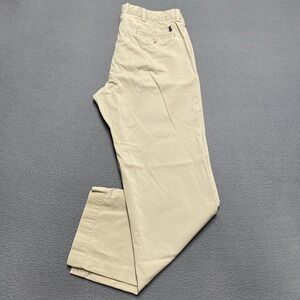 Polo Ralph Lauren Pants Mens‎ 36x31 Khaki Classic Fit Chino Cotton Casual Beige